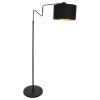 Steinhauer Linstrom Staande lamp Zwart, 2-lichts