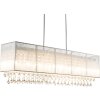 Globo SIERRA Hanger LED Chroom, 8-lichts