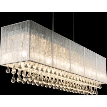 Globo SIERRA Hanger LED Chroom, 8-lichts