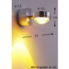 Harare Muurlamp LED Aluminium, 1-licht