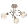 Brilliant Joya Spot lamp spiraal Chroom, 3-lichts