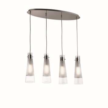 Ideallux KUKY Hanger Chroom, 4-lichts