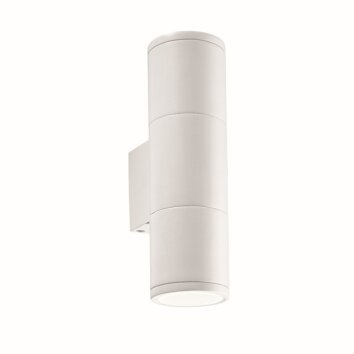 Ideallux GUN Buiten muurverlichting Wit, 2-lichts