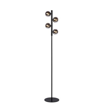 Lucide TYCHO Staande lamp Zwart, 4-lichts