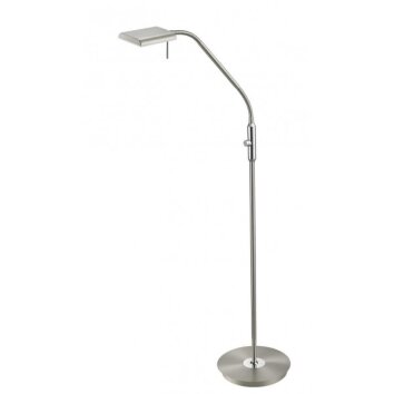 Trio BERGAMO Staande lamp LED Nikkel mat, 1-licht