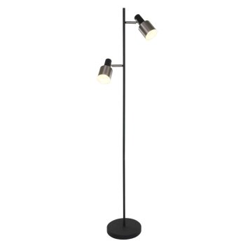 Steinhauer Fjorgard Staande lamp Zwart, 2-lichts