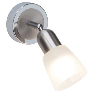 Brilliant Bethany Muurspot LED Chroom, 1-licht