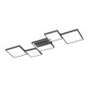 Trio Sorrento Plafondlamp LED Zwart, 1-licht