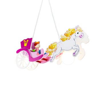 Elobra PRINZESSIN Hanglamp Roze, 2-lichts