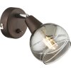 Globo Isla Muurspot LED Brons, 1-licht