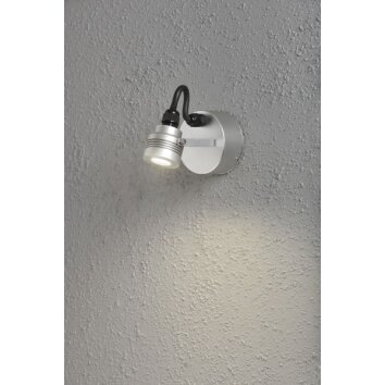 Konstsmide MONZA Muurlamp LED Aluminium, 1-licht