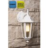 Rabalux Velence Muurlamp Transparant, Helder, Wit, 1-licht