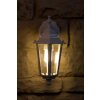 Rabalux Velence Muurlamp Transparant, Helder, Wit, 1-licht