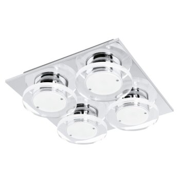 Eglo CISTERNO Muur en plafond verlichting LED Chroom, 4-lichts