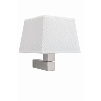 Mantra BAHIA Muurlamp Nikkel glanzend, Nikkel mat, 1-licht