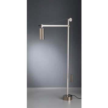 Tecnolumen BH 23 Staande lamp Nikkel mat, 1-licht