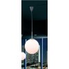 Globo BALLA Hanger Nikkel mat, Wit, 1-licht