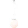 Globo BALLA Hanger Nikkel mat, Wit, 1-licht