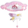 Elobra EINHORN Plafondlamp Roze, 5-lichts