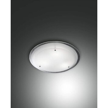 Fabas Luce HILL Plafondlamp Chroom, 1-licht