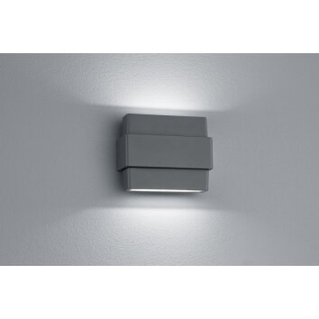 Trio PADMA Buiten muurverlichting LED Antraciet, 2-lichts