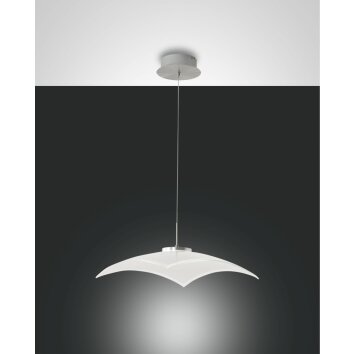 Fabas Luce Desus Hanglamp LED Nikkel mat, 1-licht