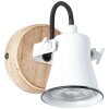 Brilliant Seed Muurlamp Hout licht, Wit, 1-licht