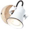 Brilliant Seed Muurlamp Hout licht, Wit, 1-licht