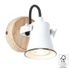 Brilliant Seed Muurlamp Hout licht, Wit, 1-licht