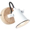 Brilliant Seed Muurlamp Hout licht, Wit, 1-licht