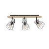 Fischer & Honsel living Die Plafondlamp Zwart, 3-lichts