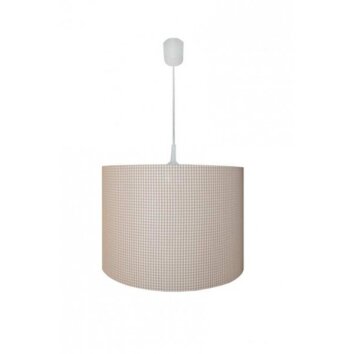 Waldi Vichy Hanglamp Wit, 1-licht