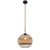 Globo ULLEU Hanger Bruin, Zwart, 1-licht