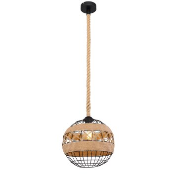 Globo ULLEU Hanger Bruin, Zwart, 1-licht