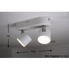 Philips STAR Opbouwspot LED Wit, 2-lichts