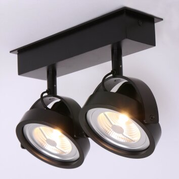 Steinhauer Mexlite Spotlamp LED Zwart, 2-lichts