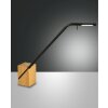 Fabas Luce Viktor Tafellamp LED Hout licht, Zwart, 1-licht