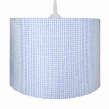 Waldi Vichy Hanglamp Blauw, 1-licht