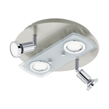 Eglo PAWEDO 1 Plafondlamp LED Chroom, Nikkel mat, 4-lichts