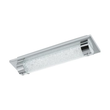 Eglo TOLORICO Plafondlamp LED Chroom, Kristaloptiek, 1-licht