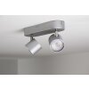 Philips STAR Opbouwspot LED Aluminium, roestvrij staal, 2-lichts