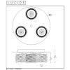 Lucide ERYN Plafondlamp Chroom, 3-lichts