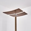 Lasona Staande lamp LED Bruin, Zilver, 2-lichts