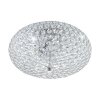 Eglo CLEMENTE Plafondlamp Chroom, Kristaloptiek, 2-lichts