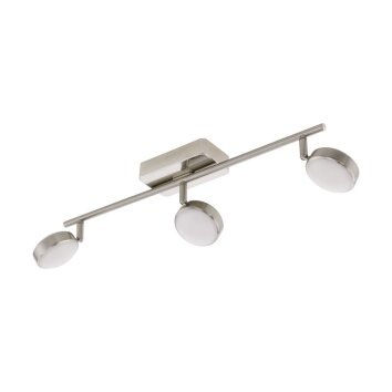 Eglo CONNECT CORROPOLI-C Plafond spot LED Nikkel mat, 3-lichts, Kleurwisselaar