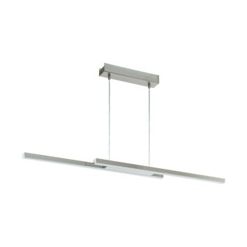 Eglo CONNECT FRAIOLI-C Hanger LED Nikkel mat, 2-lichts, Kleurwisselaar