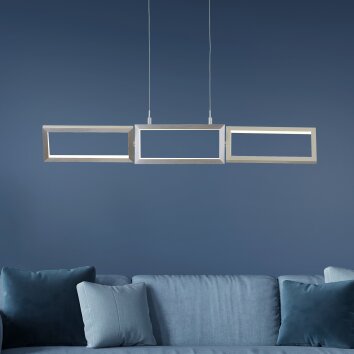 Brilliant Living Tunar Hanglamp LED Aluminium, 1-licht