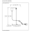 Lucide MALCOLM Tafellamp Zwart, 1-licht