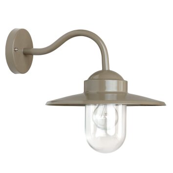 KS Verlichting Dolce Muurlamp Taupe, 1-licht