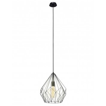 Eglo VINTAGE Hanger Zwart, 1-licht